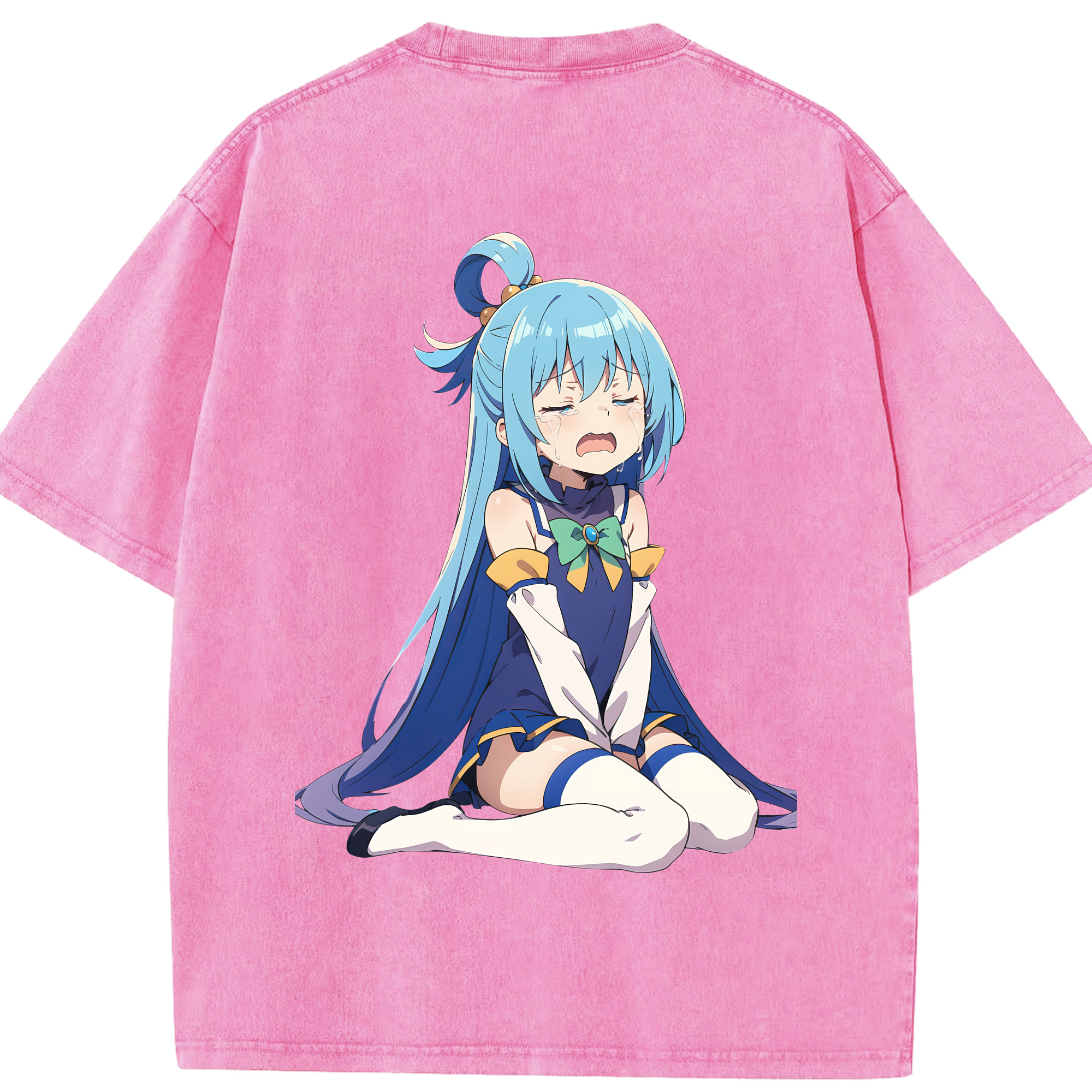 （画像用） 転スラ Regarding Reincarnated to Slime 綿100% ヴィンテージ風 半袖Tシャツ（背面プリント）